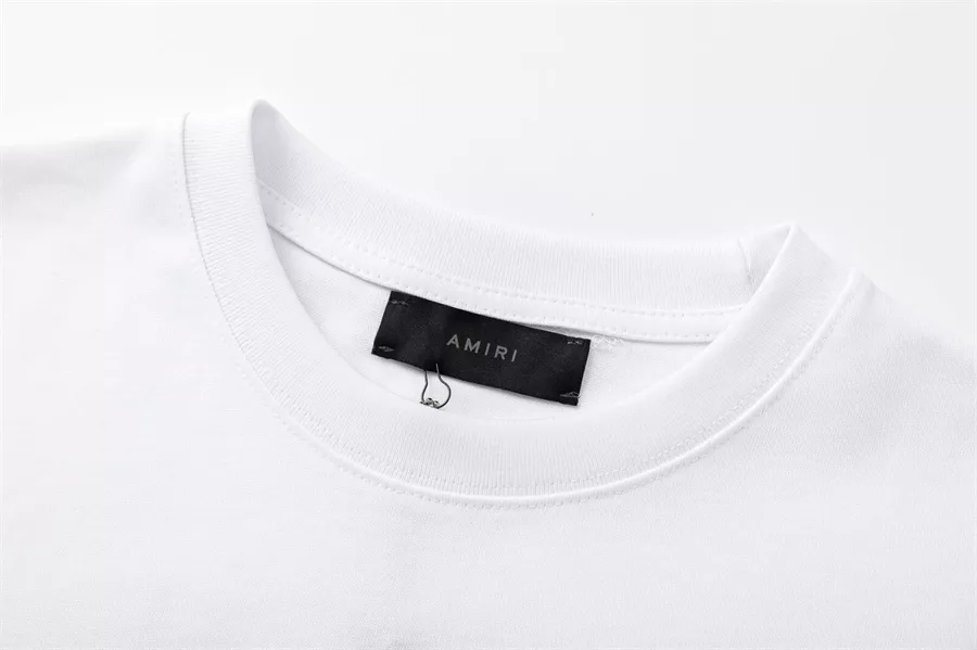 Practical 337 Amiri T-Shirts Short Sleeved For Unisex