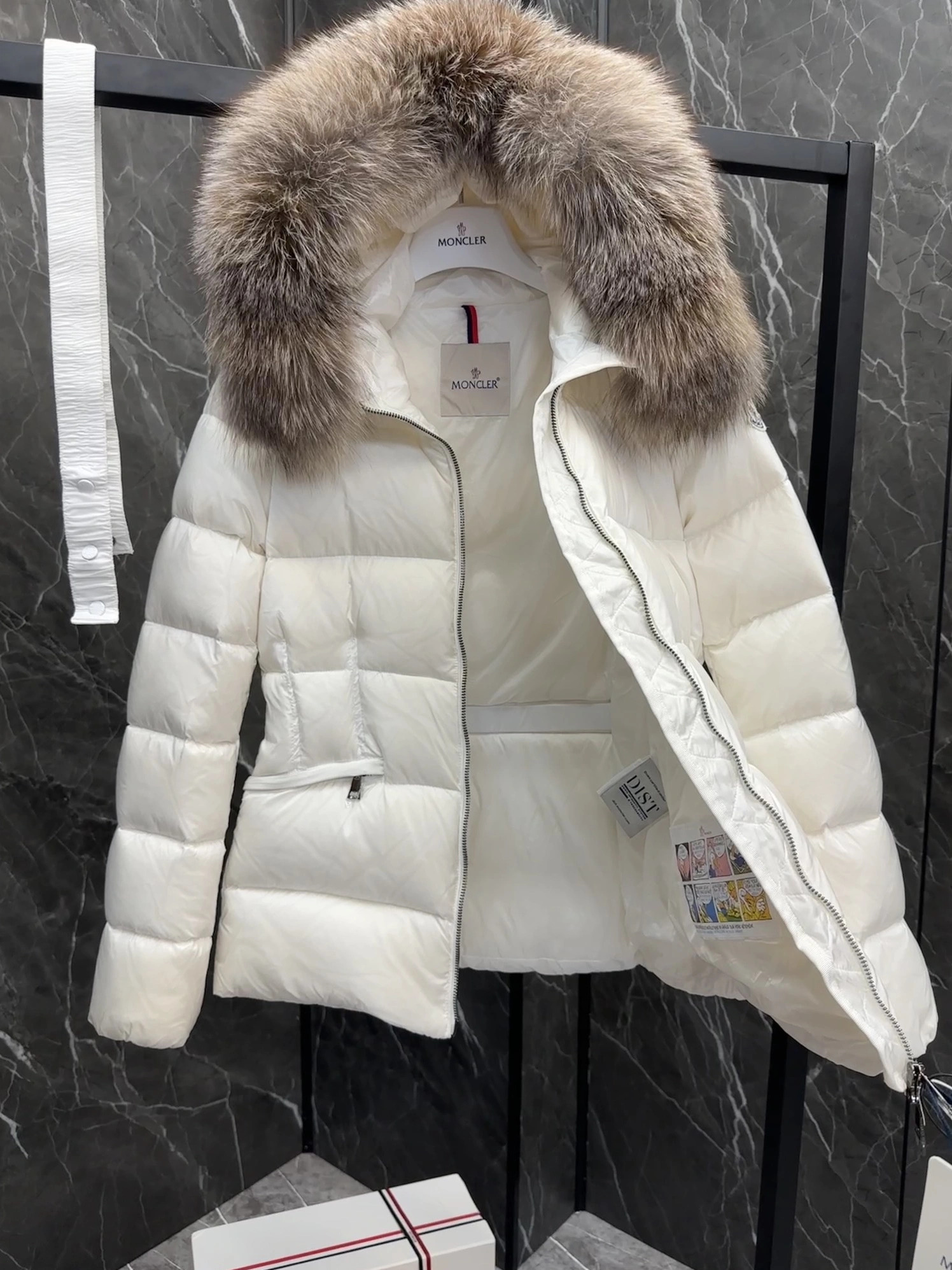 Practical 3836 Moncler Down Feather Coat Long Sleeved For Women