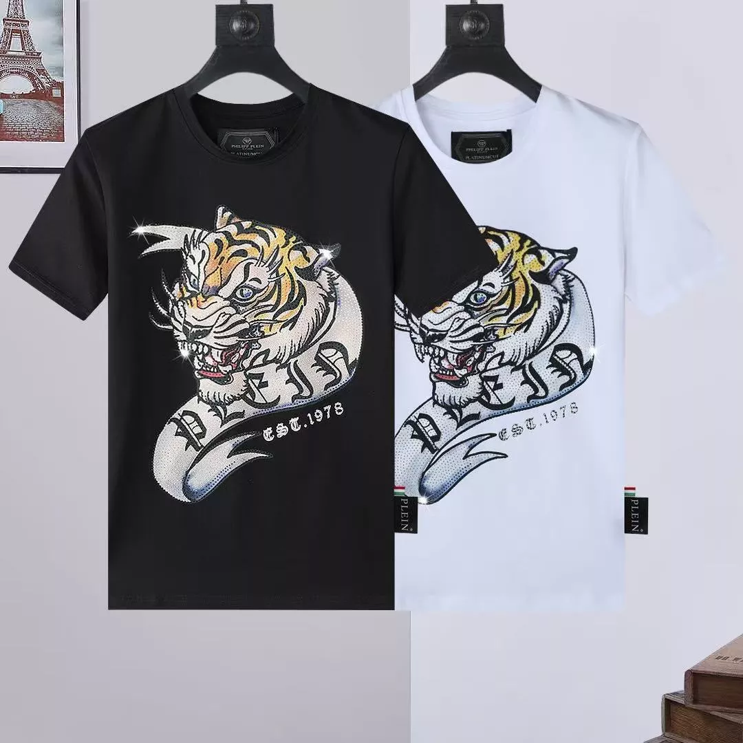 Practical 4220 Philipp Plein PP T-Shirts Short Sleeved For Men