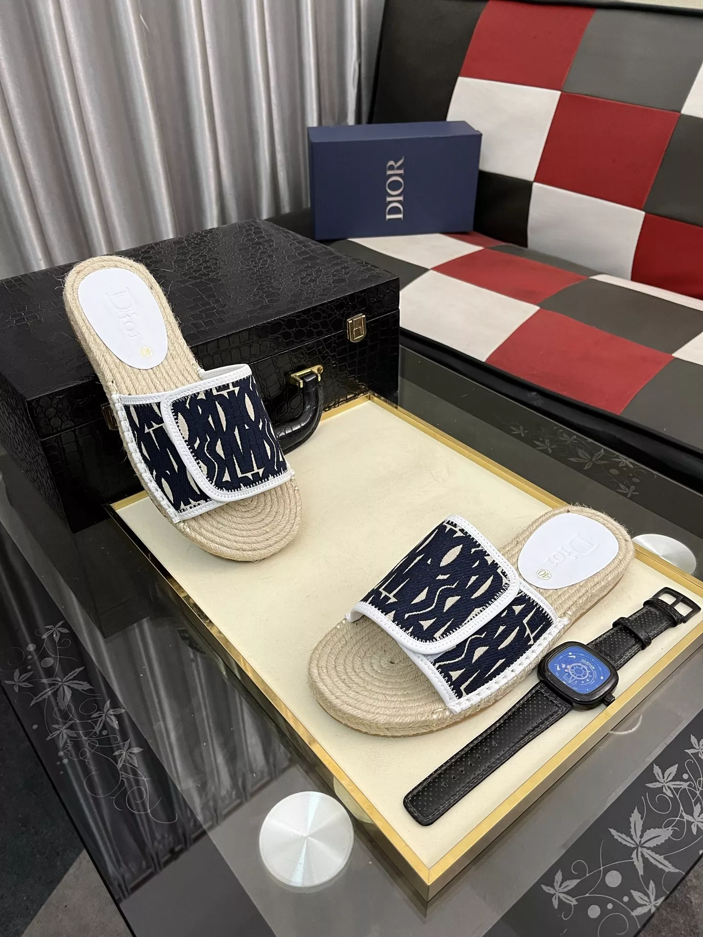 Practical 4496 Christian Dior Slippers For Men