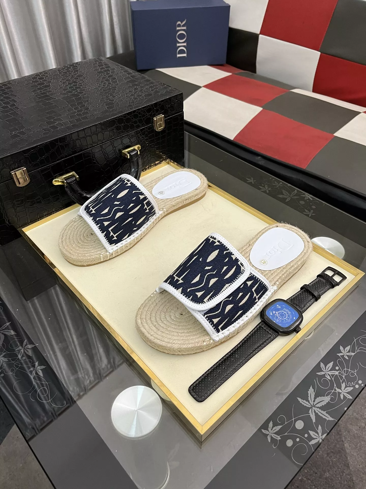 Practical 4496 Christian Dior Slippers For Men