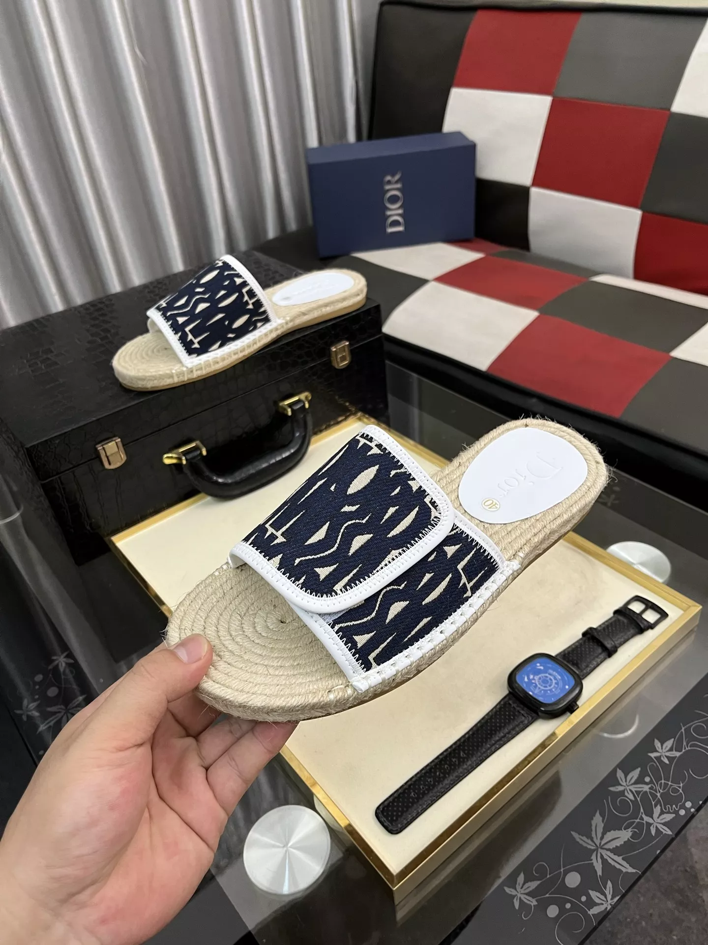Practical 4496 Christian Dior Slippers For Men