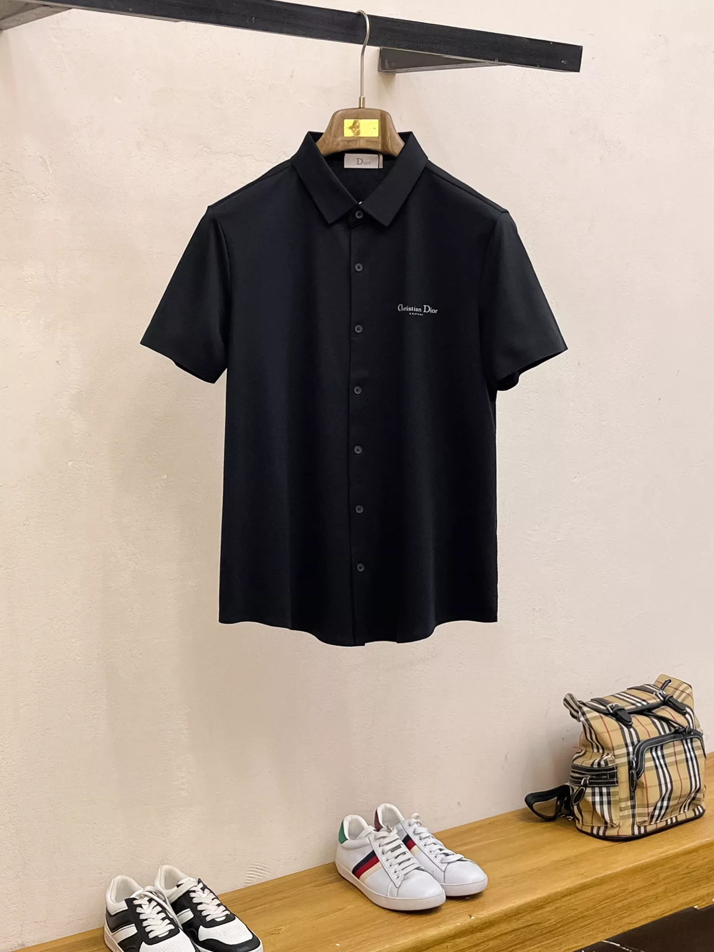 Practical 4854 Christian Dior Shirts Short Sleeved For Men
