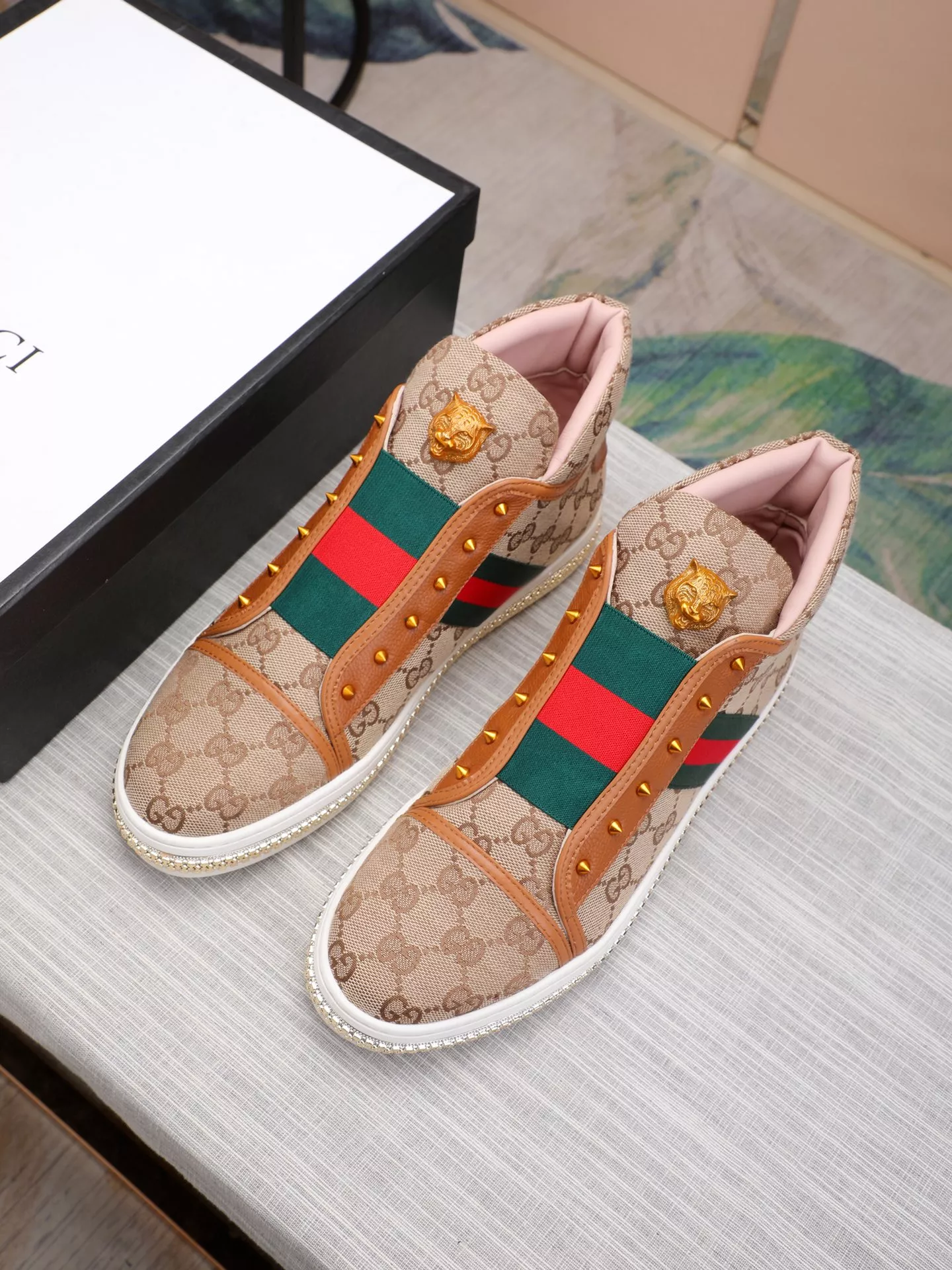 Practical 5213 Gucci High Tops Shoes For Men
