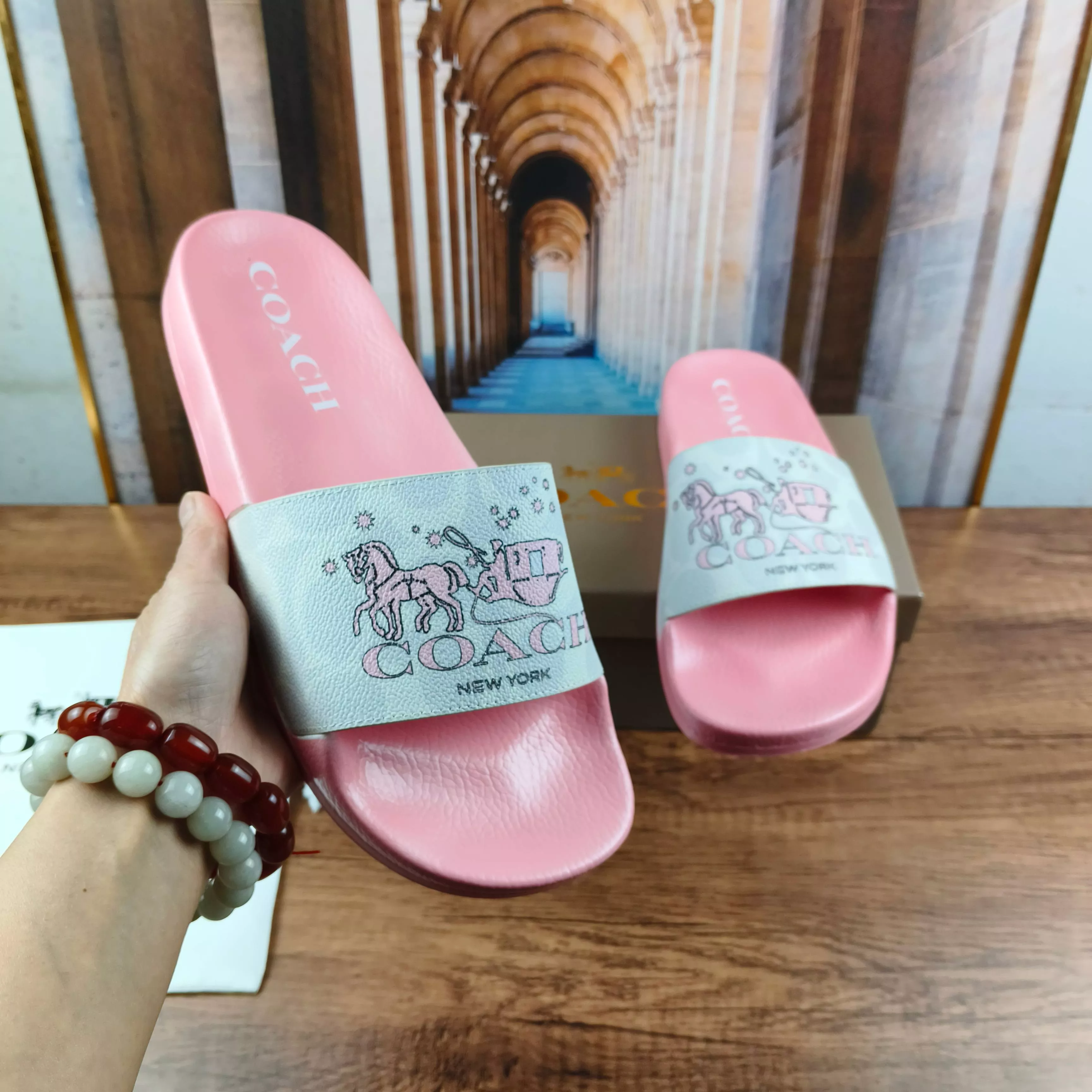 Practical 5218 Coach Slippers For Women