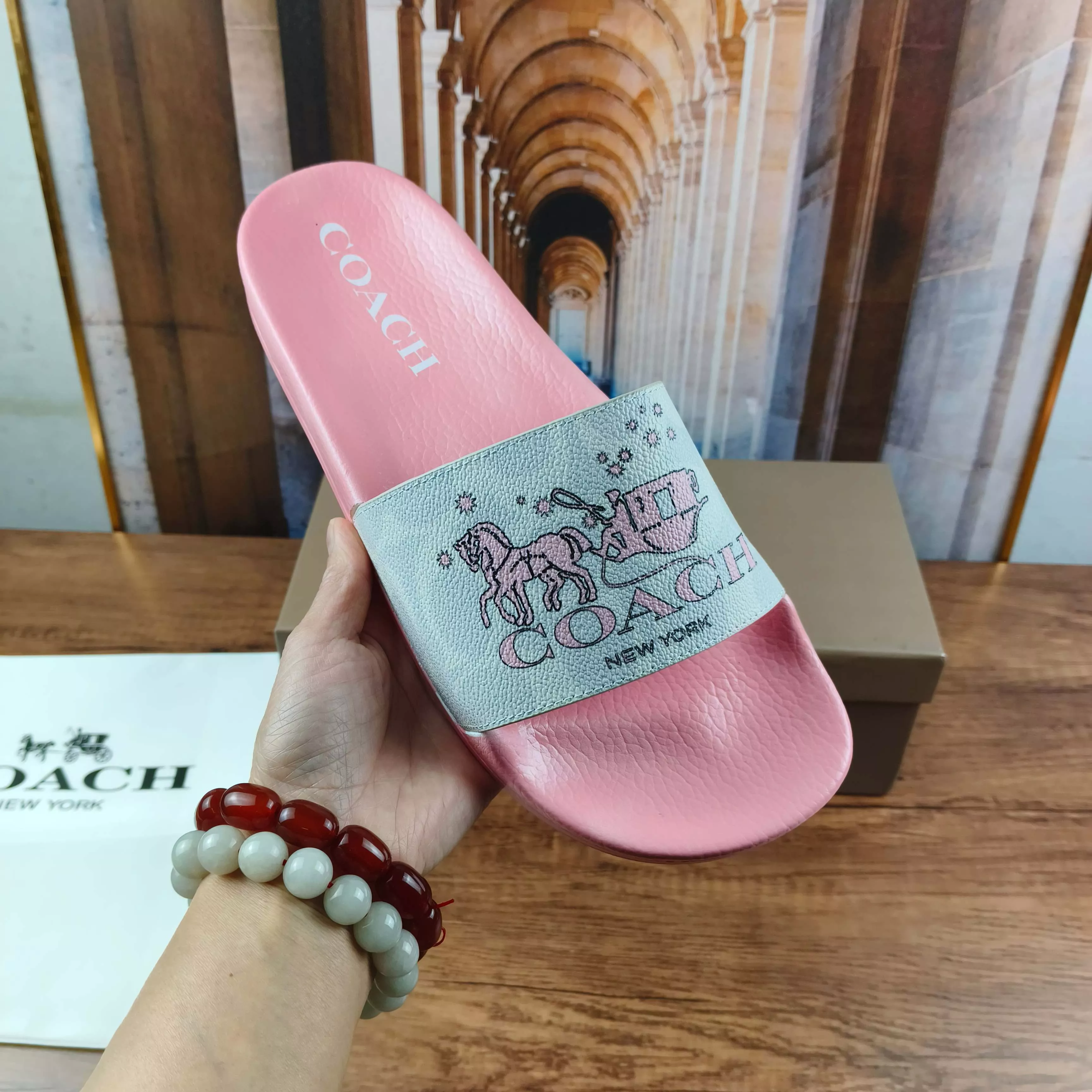 Practical 5218 Coach Slippers For Women