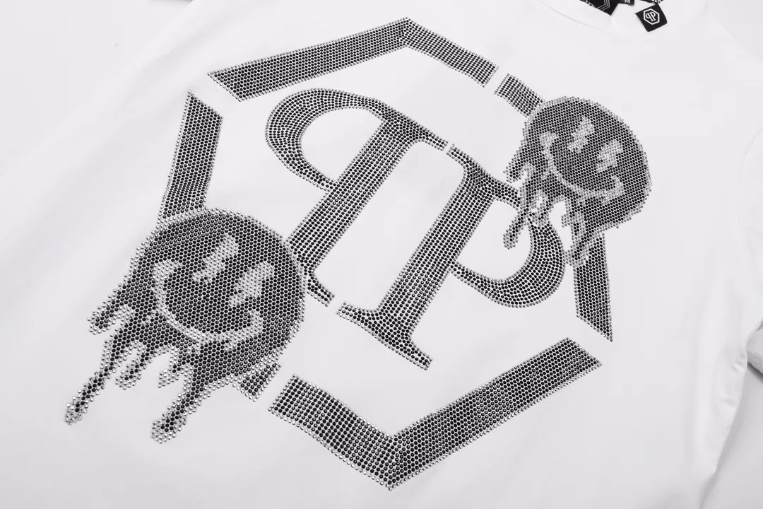 Practical 5542 Philipp Plein PP T-Shirts Short Sleeved For Men