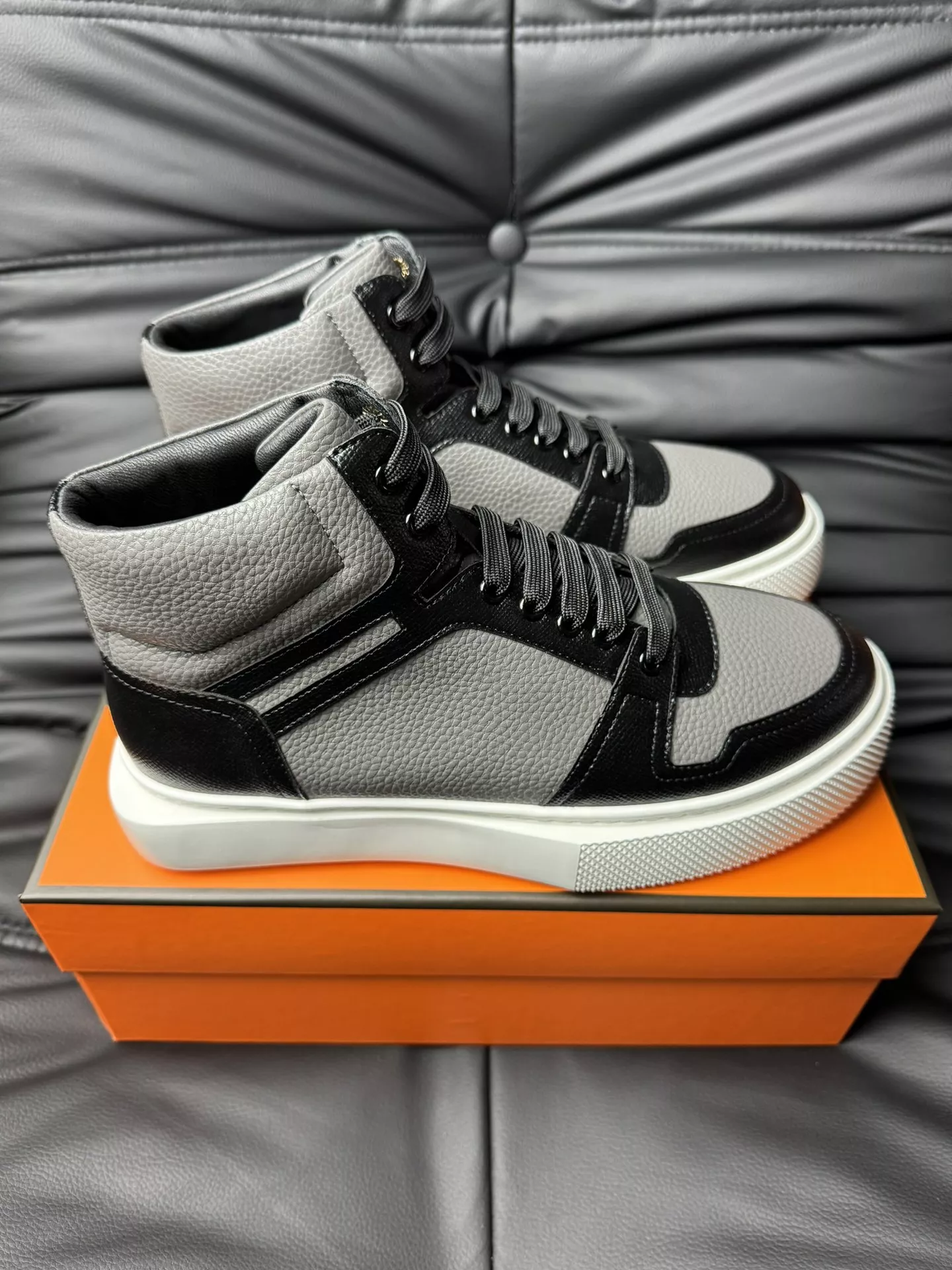 Practical 5626 Hermes High Tops Shoes For Men