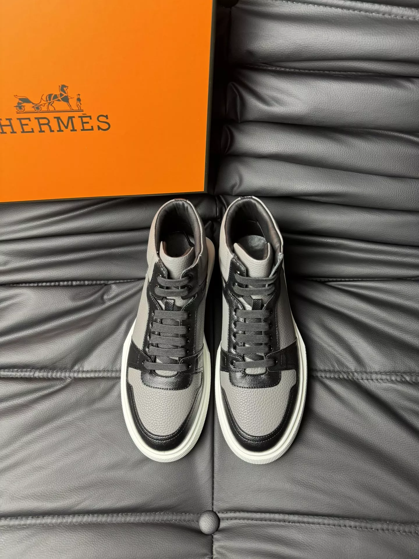 Practical 5626 Hermes High Tops Shoes For Men