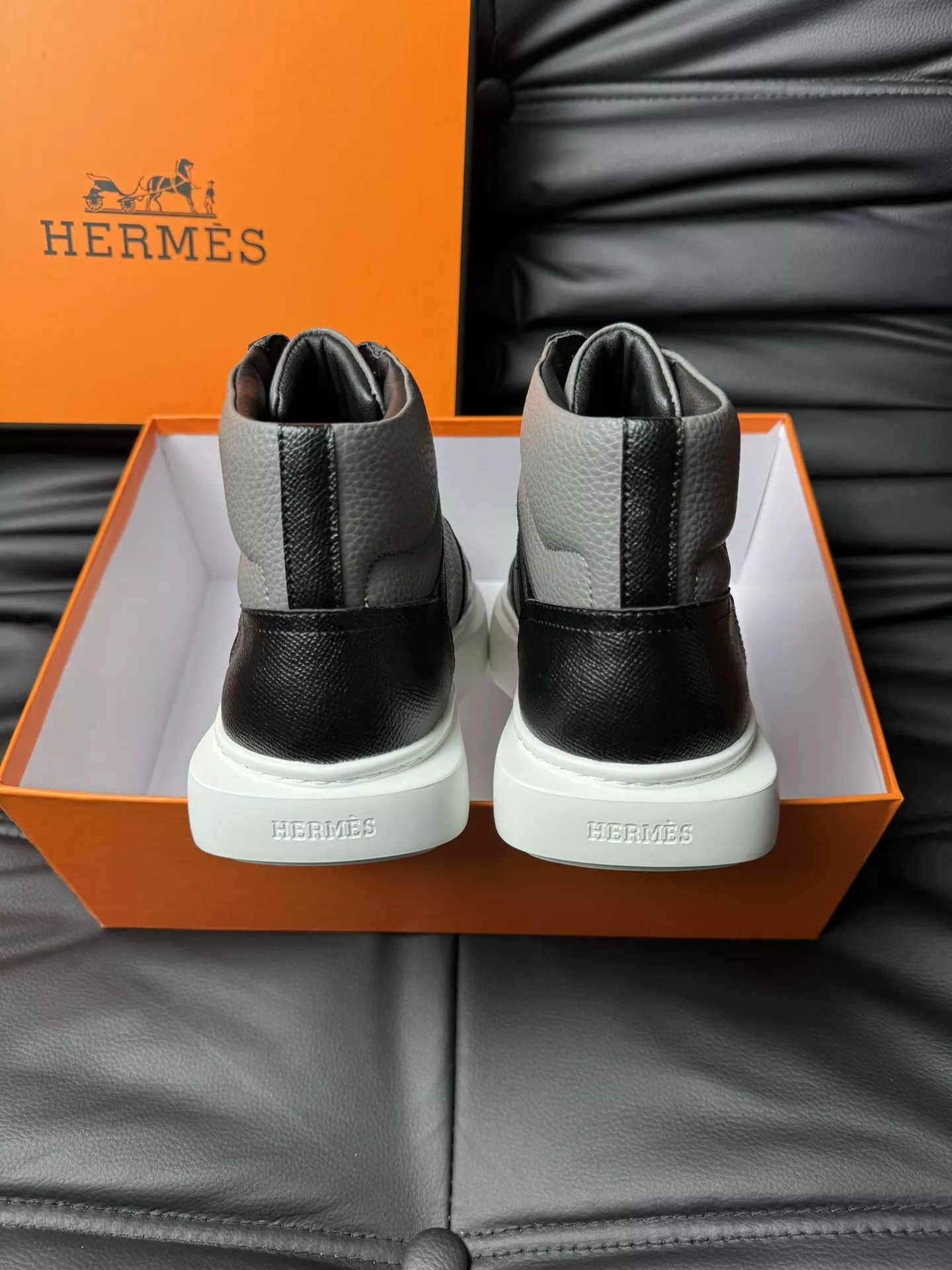 Practical 5626 Hermes High Tops Shoes For Men