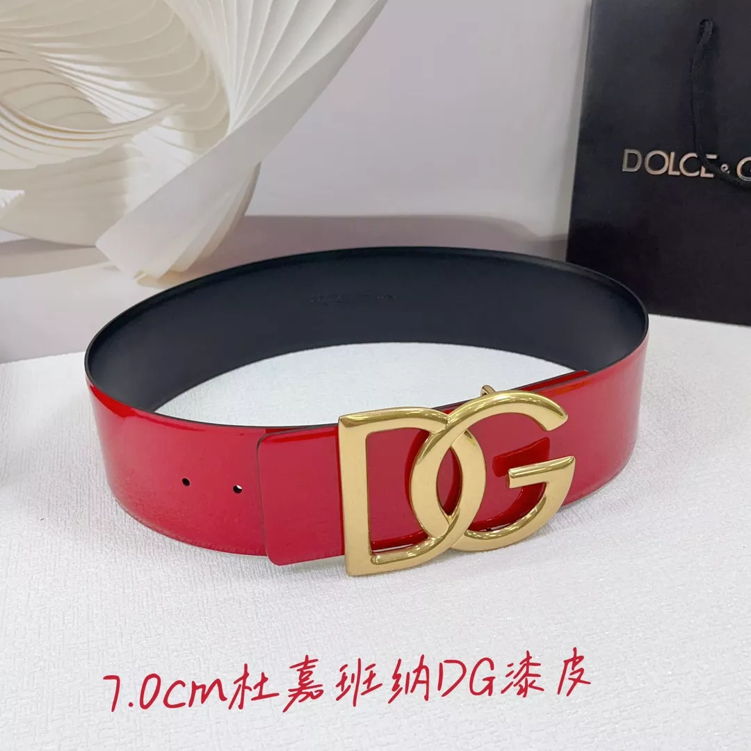 Practical 5695 Dolce & Gabbana D&G AAA Quality Belts In 7.0cm For Unisex