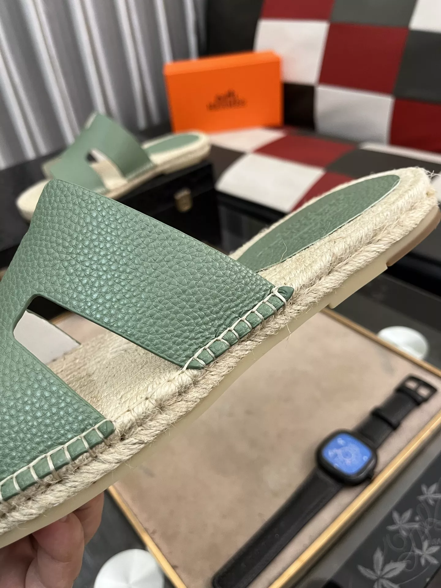 Practical 6244 Hermes Slippers For Men