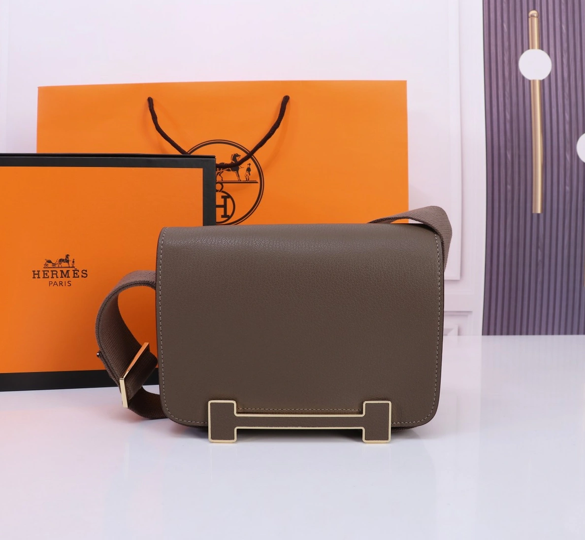 Practical 6327 Hermes AAA Quality Messenger Bags For Women