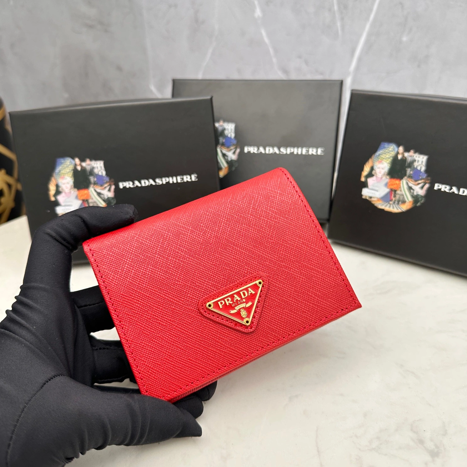 Practical 6355 Prada AAA Quality Wallets For Women
