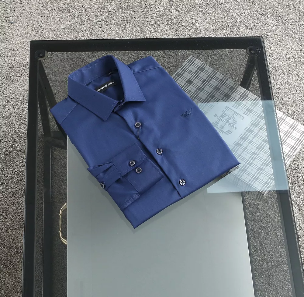 Practical 6699 Armani Shirts Long Sleeved For Men