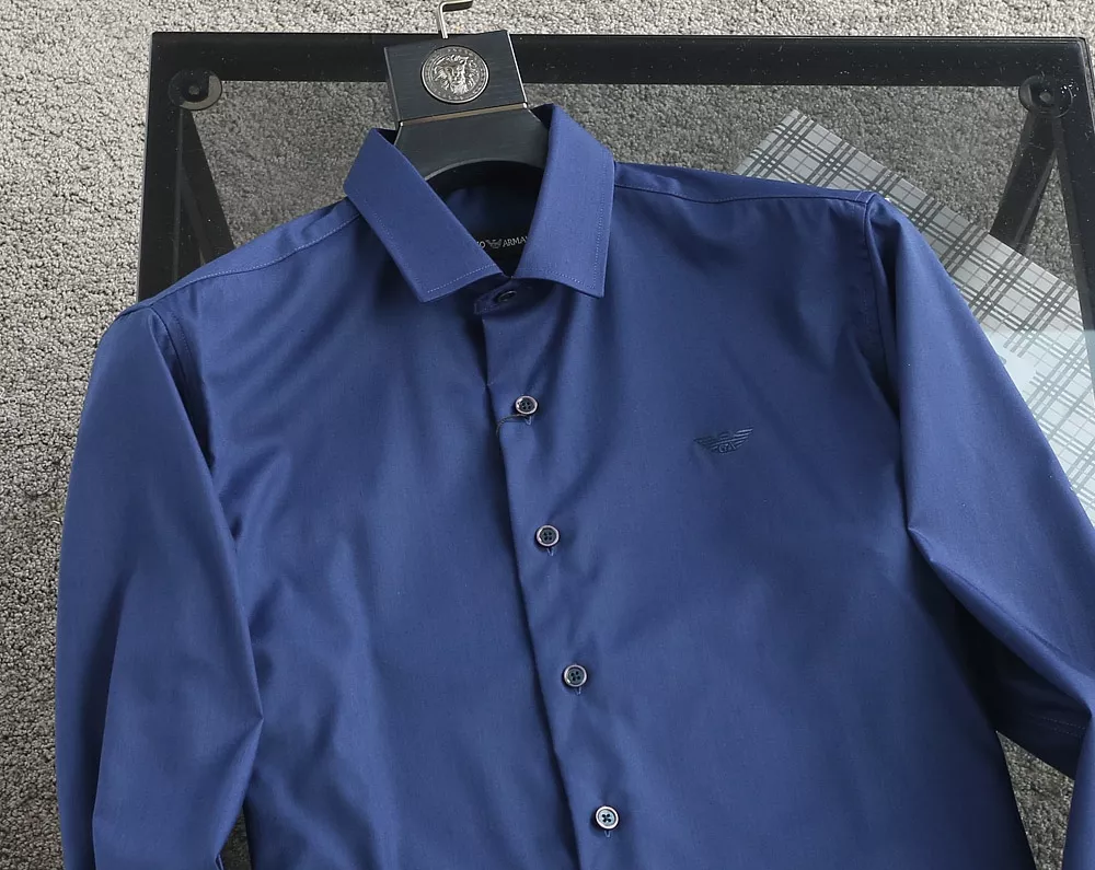 Practical 6699 Armani Shirts Long Sleeved For Men