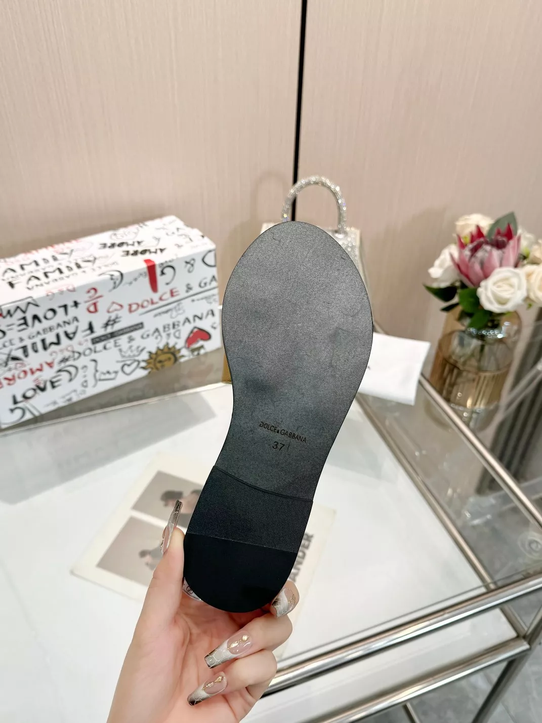 Practical 7199 Dolce & Gabbana D&G Slippers For Women