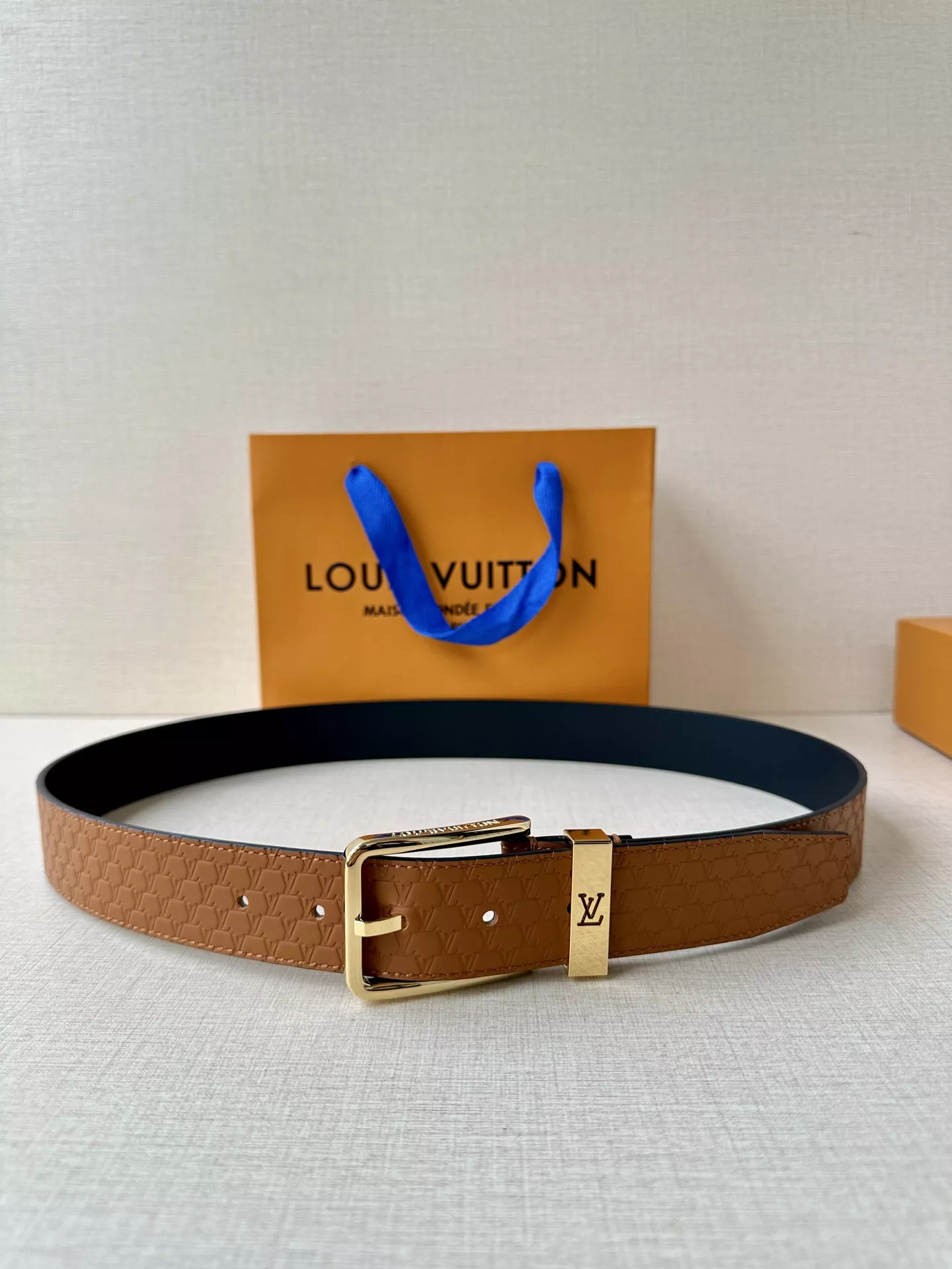 Practical 729 Louis Vuitton AAA Quality Belts In 3.5cm For Men