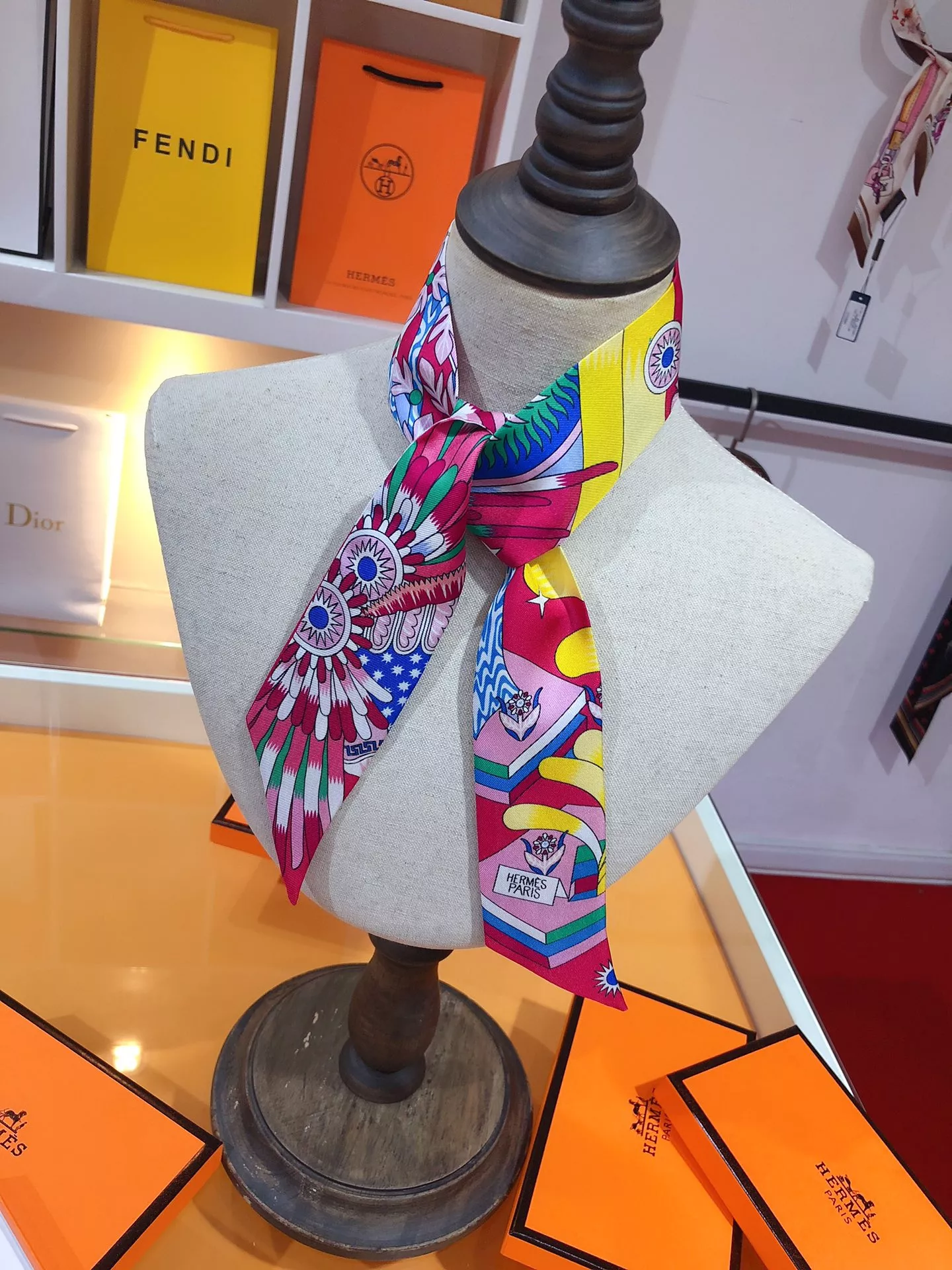 Practical 7945 Hermes Silk Scarf