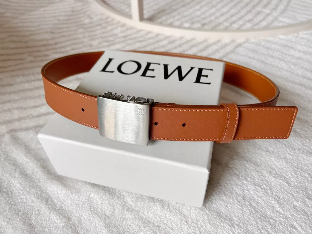 Practical 7963 LOEWE AAA Quality Belts In 3.5cm For Unisex