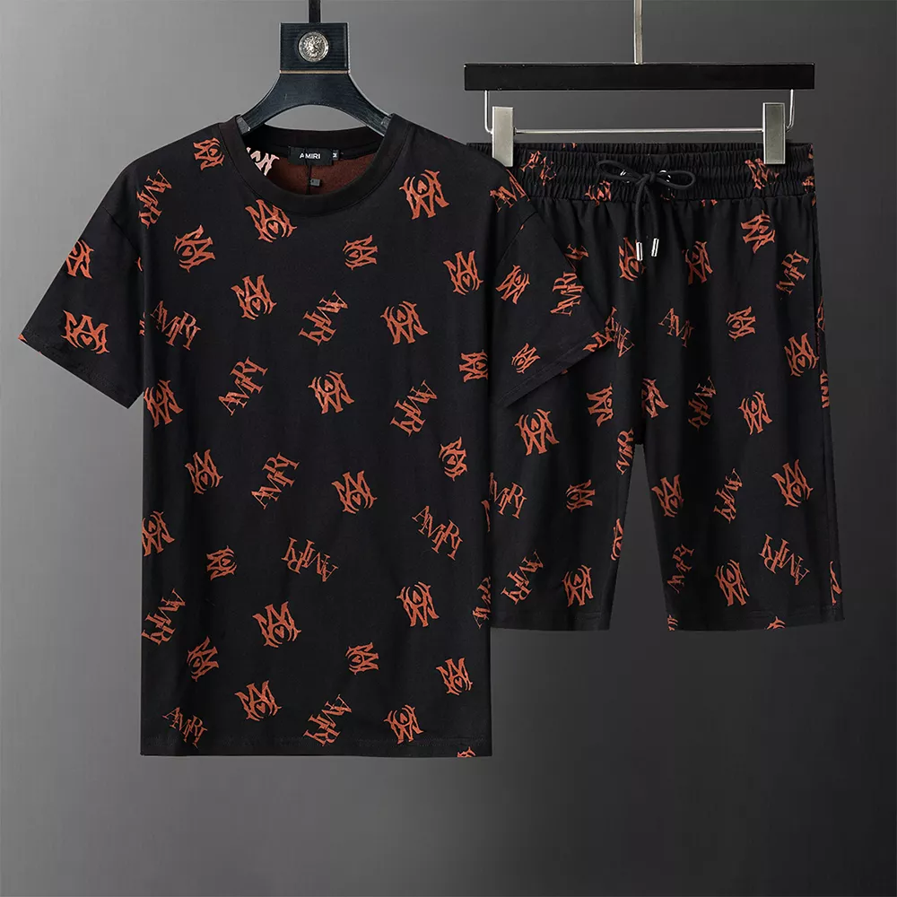 Practical 9947 Amiri Tracksuits Short Sleeved For Men