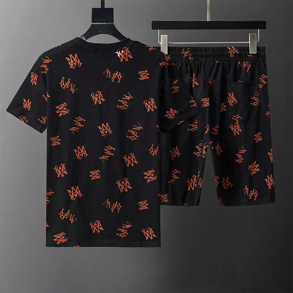 Practical 9947 Amiri Tracksuits Short Sleeved For Men