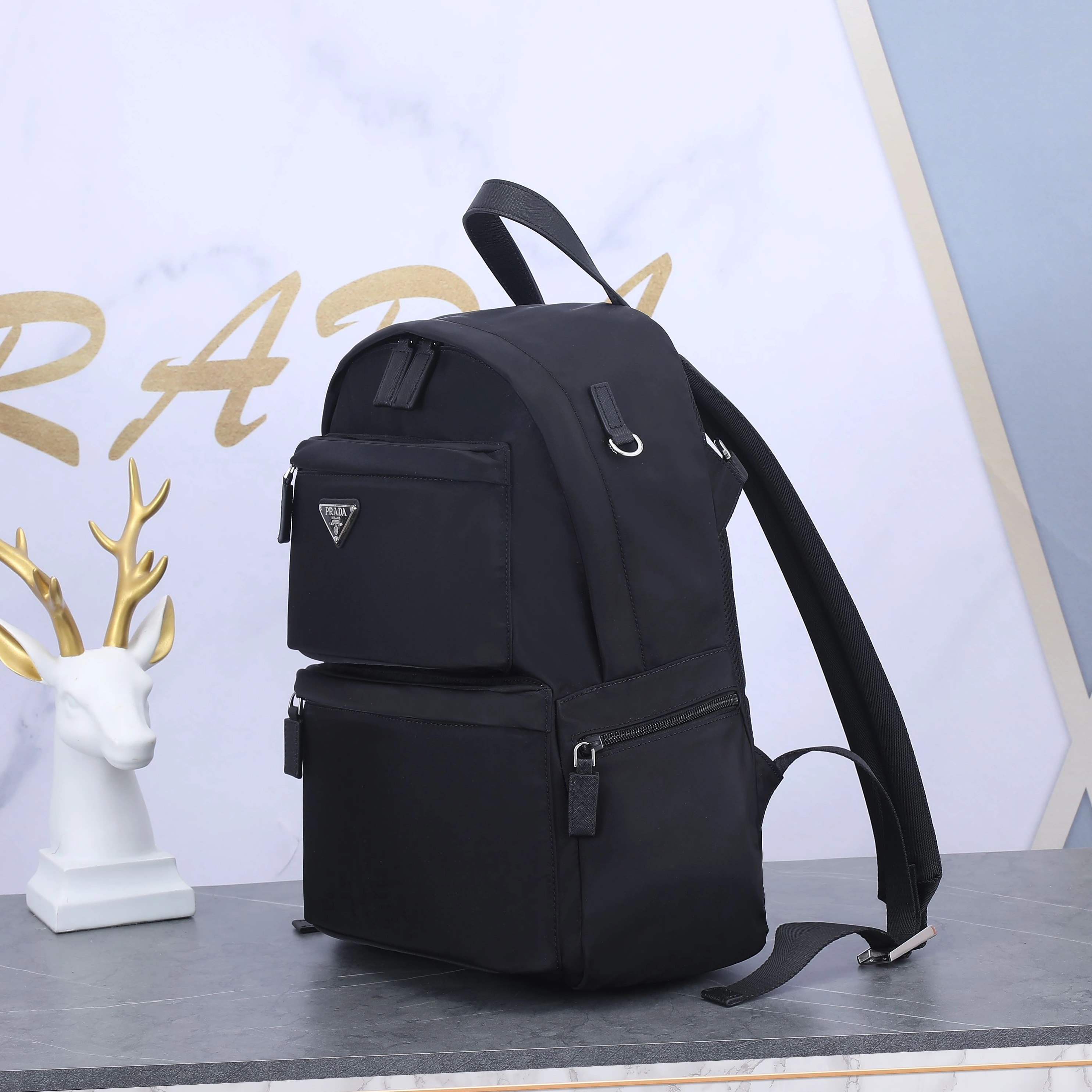 Prada AAA Man Backpacks Durable 4021