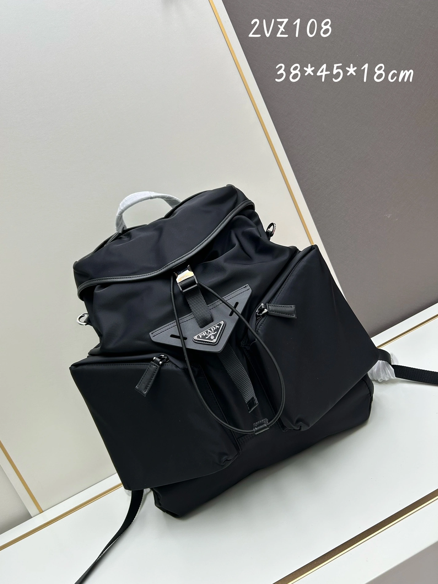 Prada AAA Man Backpacks Durable 5620