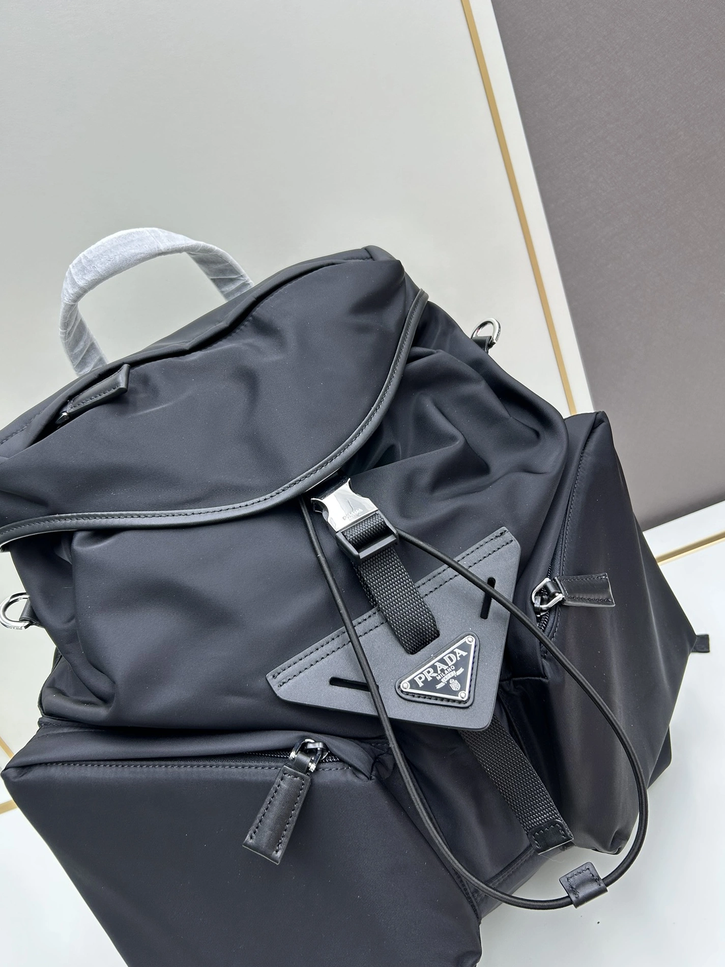 Prada AAA Man Backpacks Durable 5620