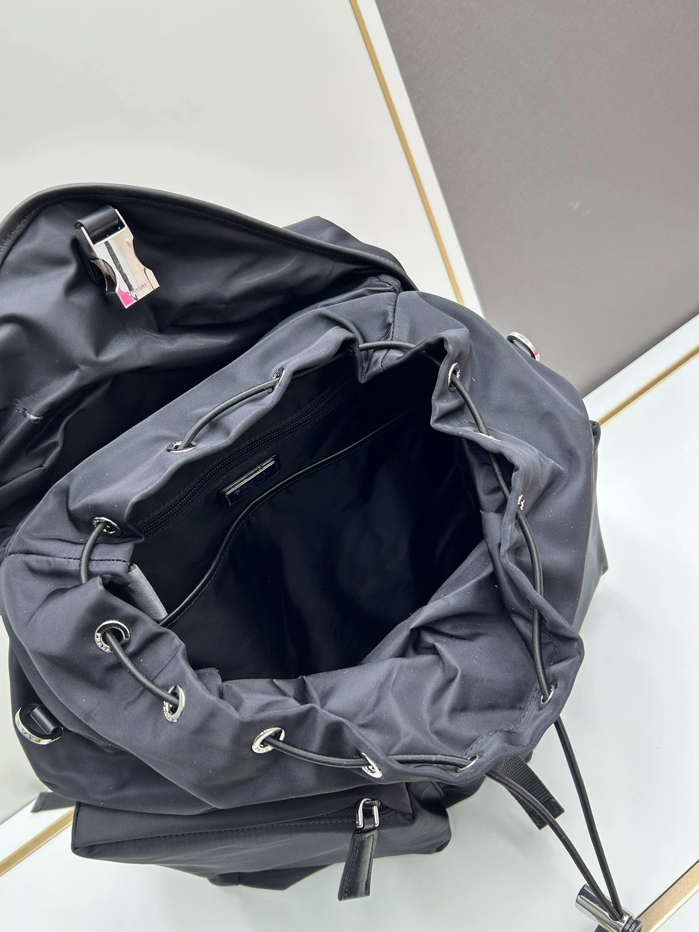 Prada AAA Man Backpacks Durable 5620