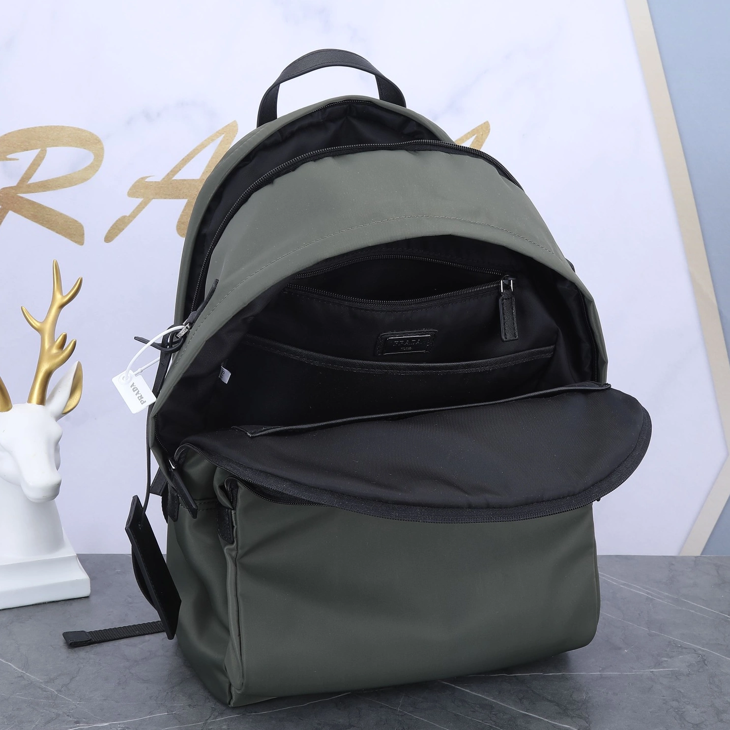 Prada AAA Man Backpacks EasyMatch 4744