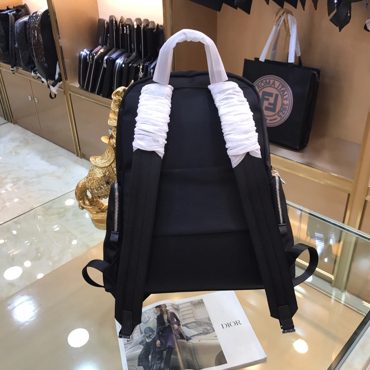 Prada AAA Man Backpacks Versatile 4402