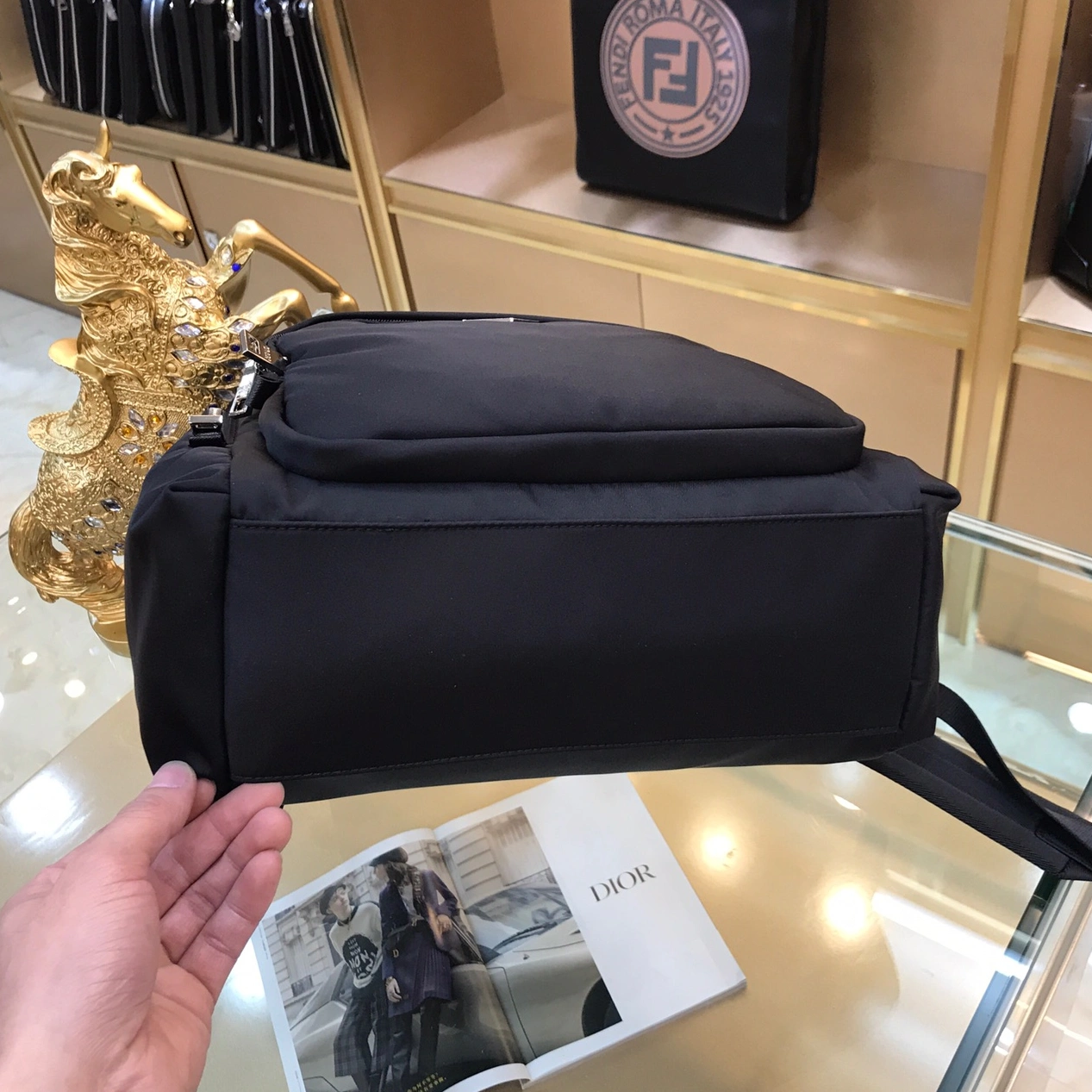 Prada AAA Man Backpacks Versatile 4402