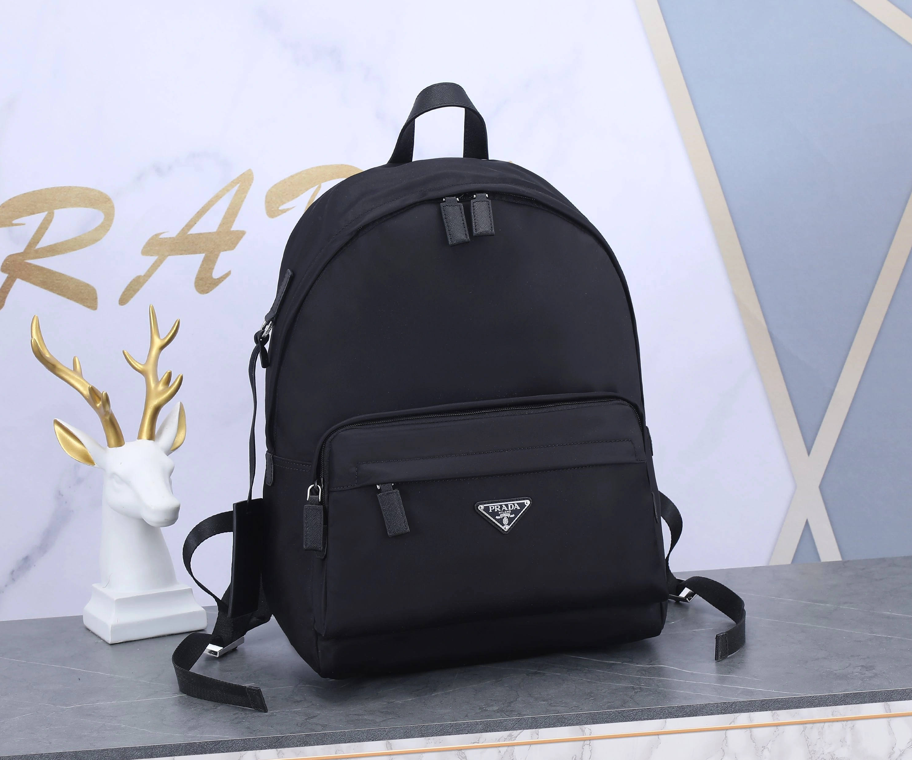 Prada AAA Man Backpacks Vibrant 9548