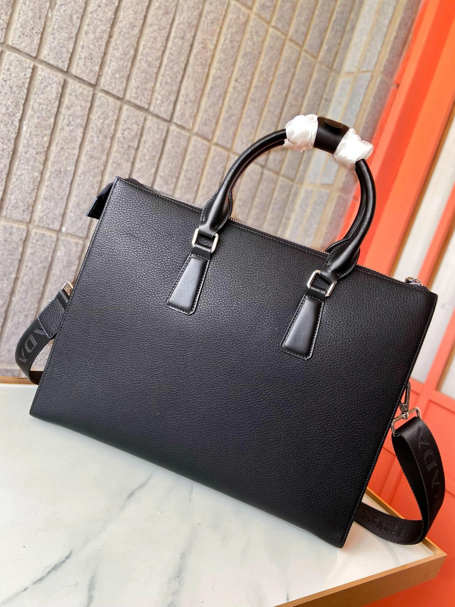 Prada AAA Man Handbags Breathable 7643