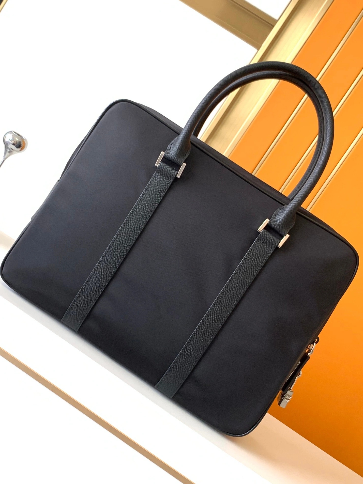 Prada AAA Man Handbags Durable 5628