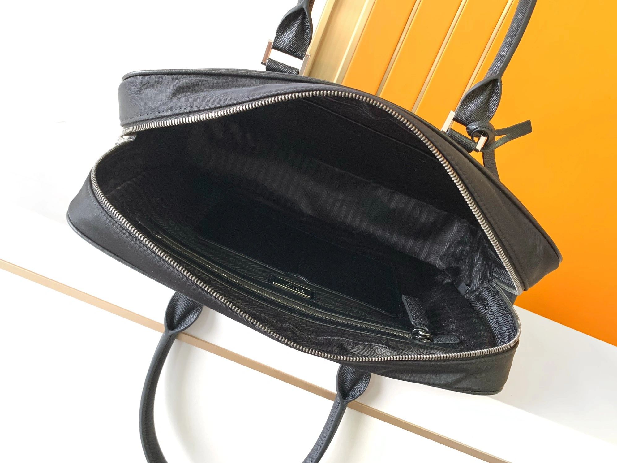 Prada AAA Man Handbags Durable 5628