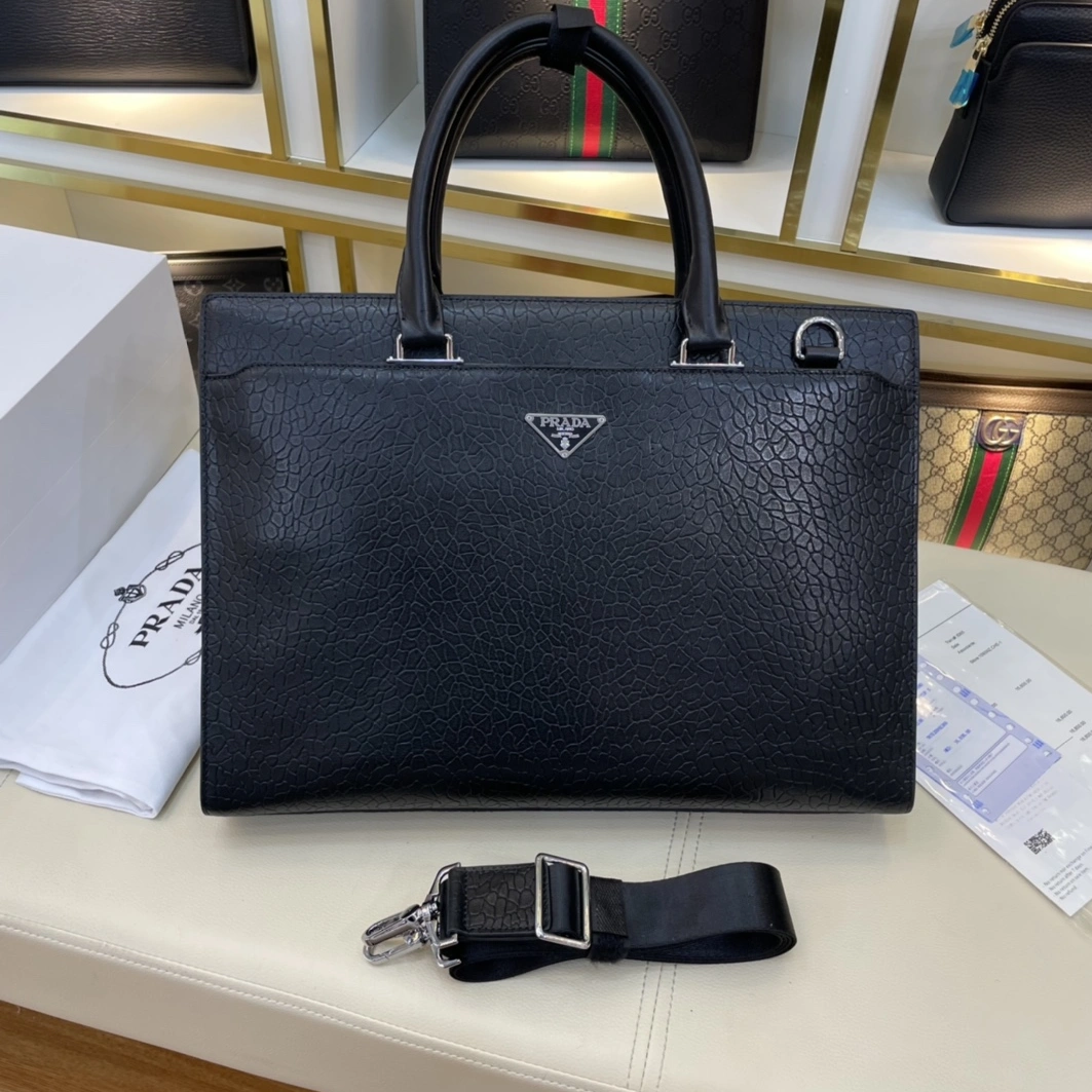 Prada AAA Man Handbags Durable 9412
