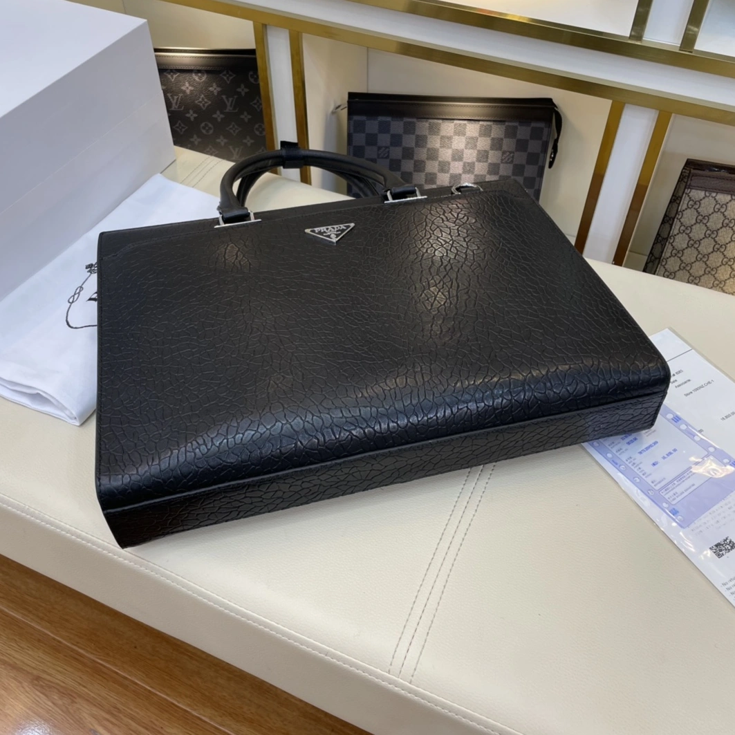 Prada AAA Man Handbags Durable 9412