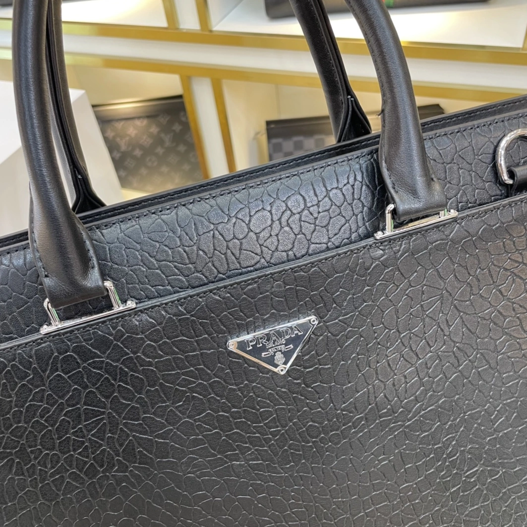 Prada AAA Man Handbags Durable 9412