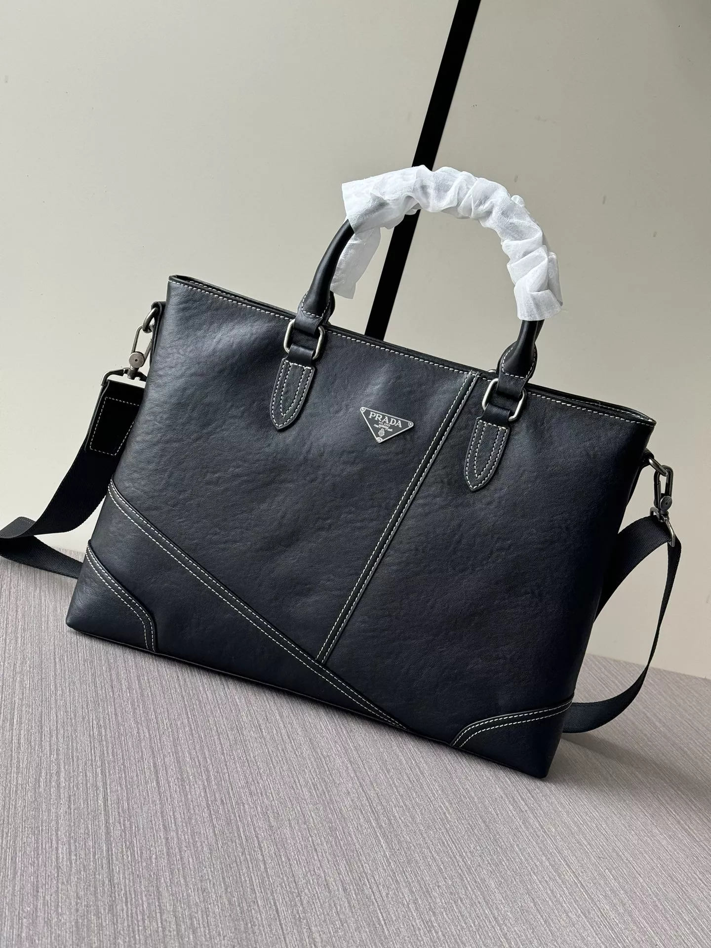 Prada AAA Man Handbags Minimalist 1214