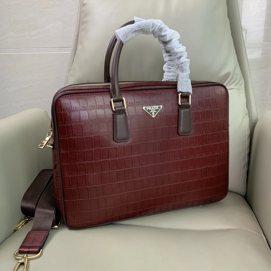 Prada AAA Man Handbags Minimalist 9331