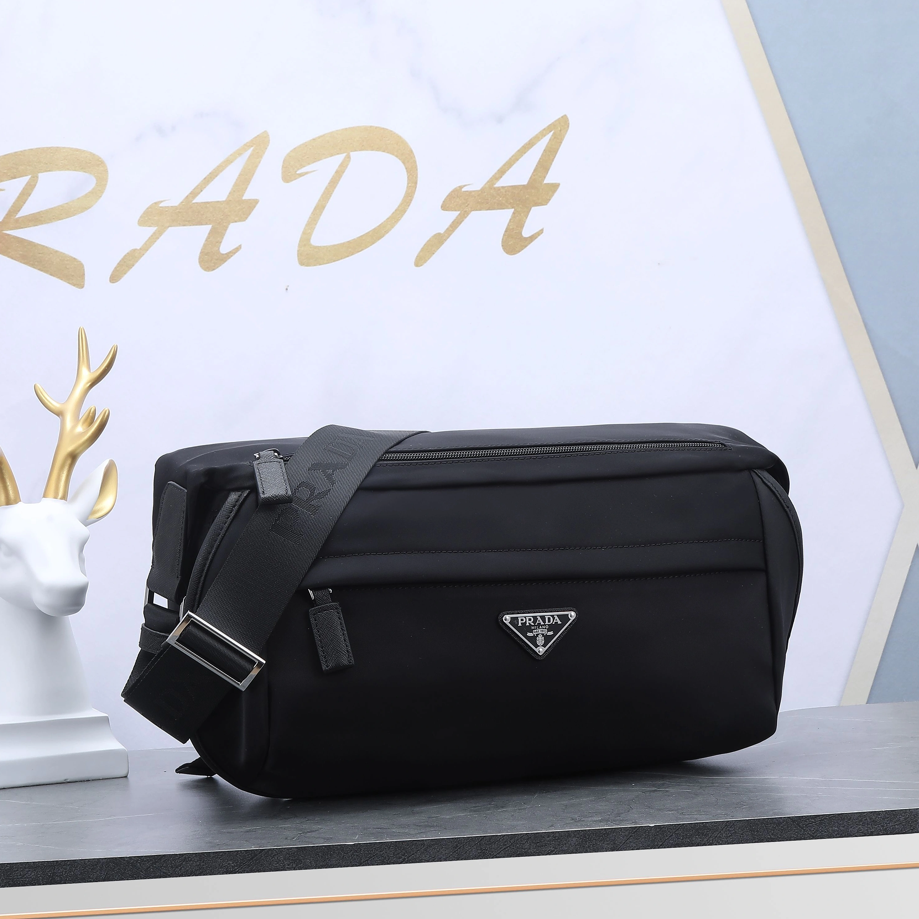 Prada AAA Man Messenger Bags AllSeason 3905