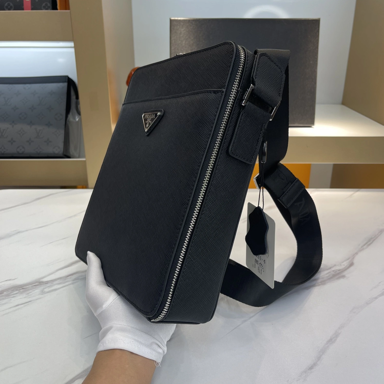 Prada AAA Man Messenger Bags Minimalist 9720