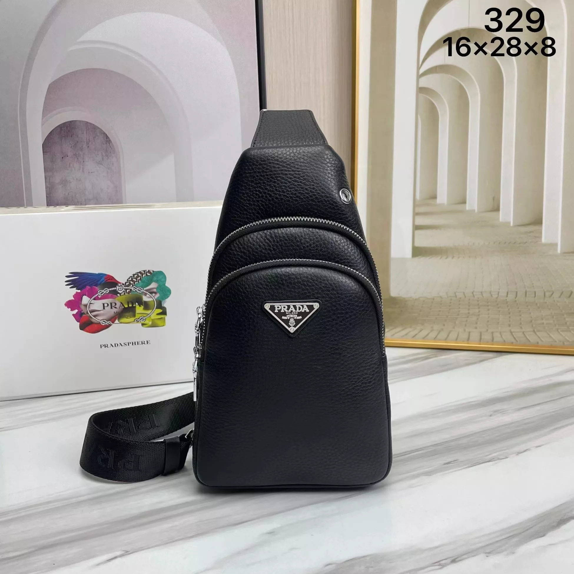 Prada AAA Man Messenger Bags Versatile 6009