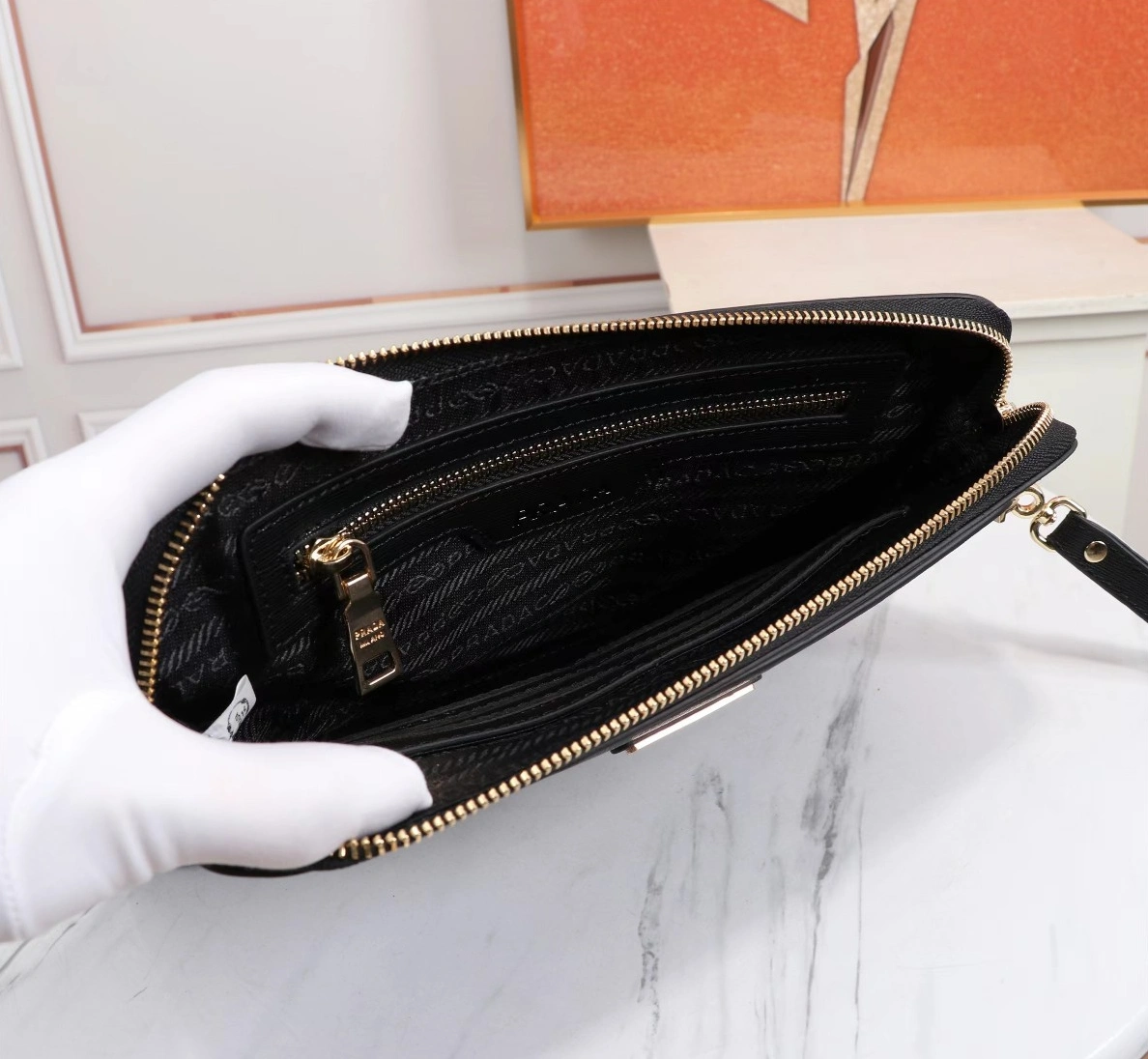 Prada AAA Man Wallets Comfortable 2852