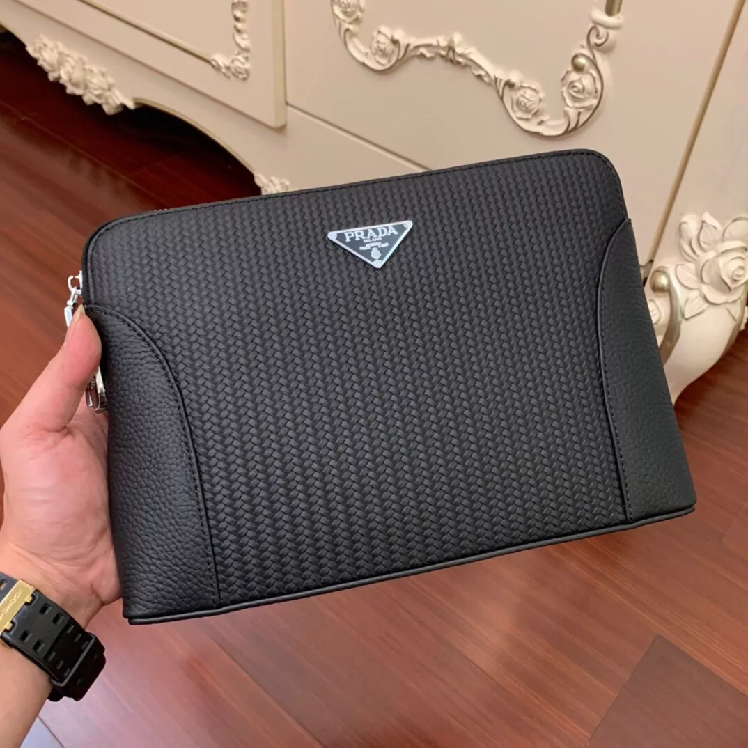 Prada AAA Man Wallets Durable 7408