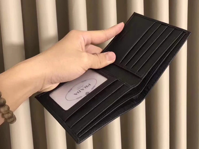 Prada AAA Man Wallets Soft 2016