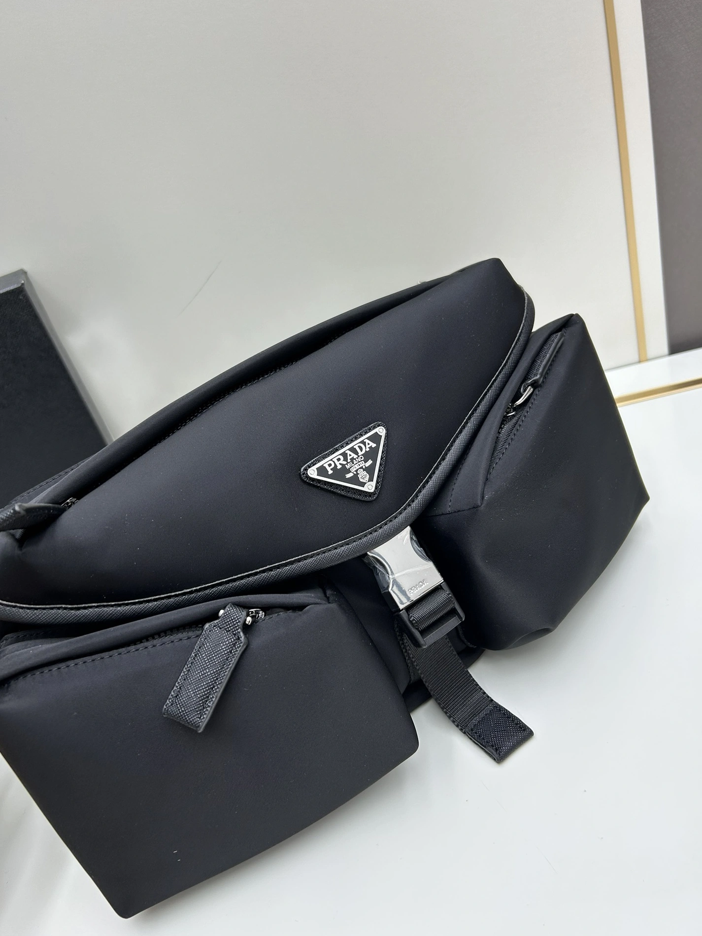 Prada AAA Quality Belt Bags For Men Flexible 1135