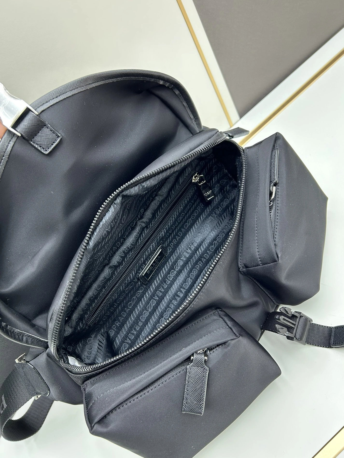 Prada AAA Quality Belt Bags For Men Flexible 1135
